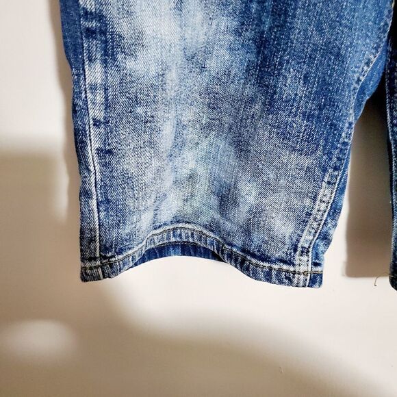 Red Rivet Blue Acid Wash Jean Shorts Size 13 - Picture 4 of 7